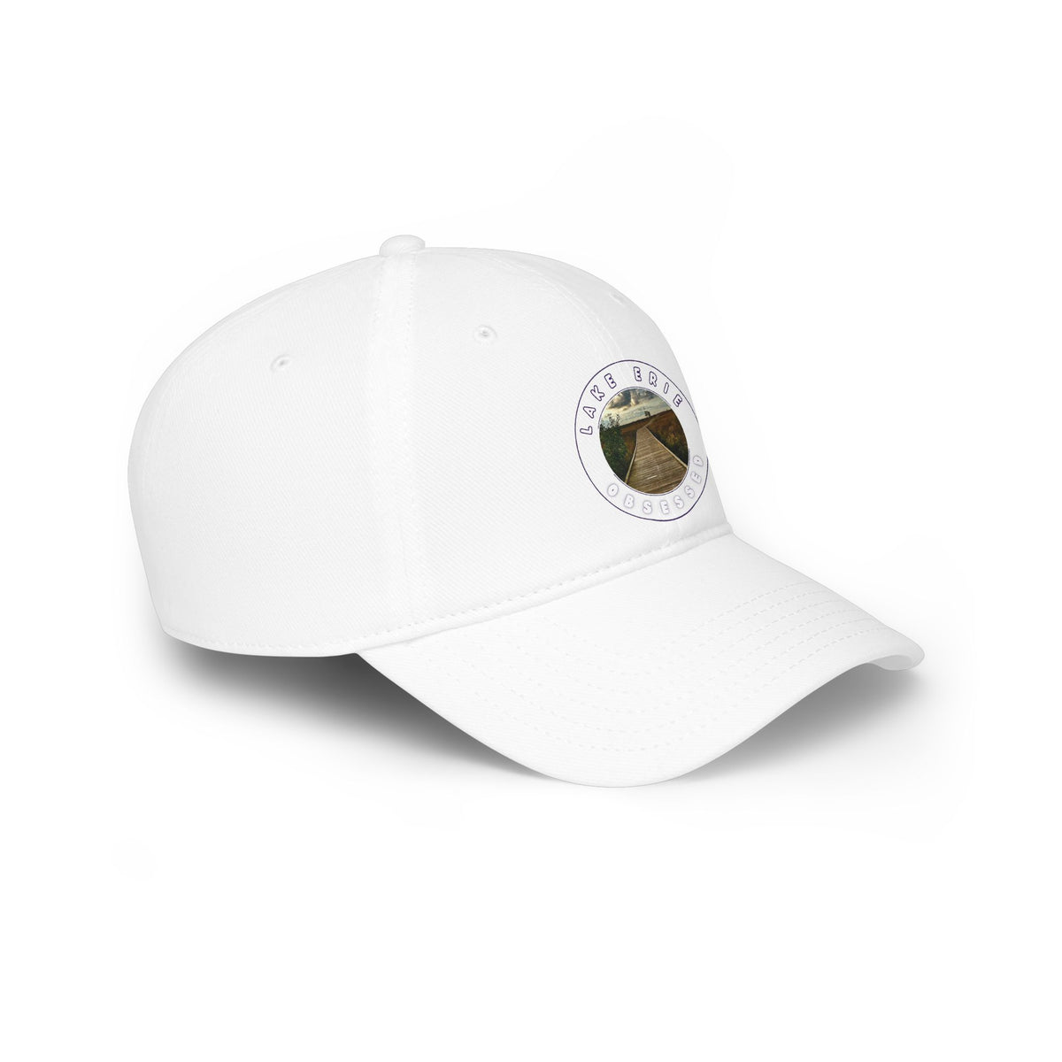 Casual Photo Baseball Cap • "Boardwalk to Erie" • 7 fabric colors