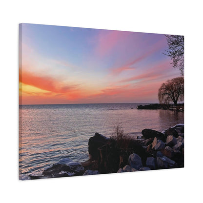 Colorful Canvas Print • "Willow at Edgewater" • Vertical or Horizontal orientations • Sizes from 8"x10" to 30"x40"