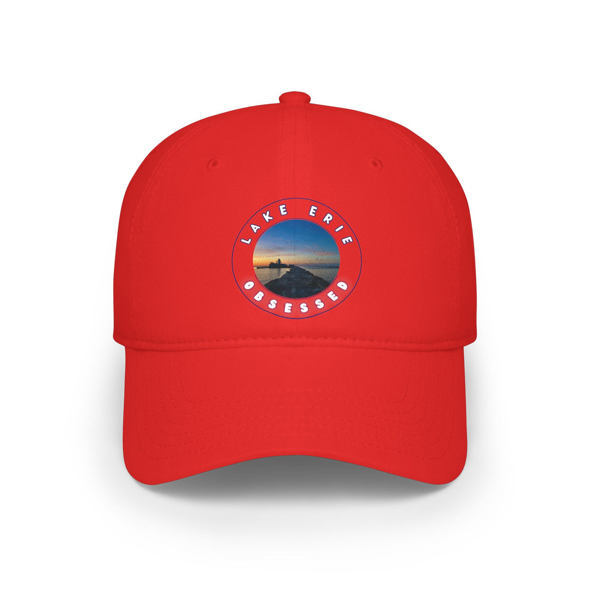 Casual Photo Baseball Cap • "Breakwater Birds" • 7 fabric colors