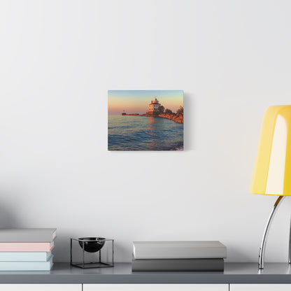Colorful Canvas Print • "Lighthouse Glow" • Vertical or Horizontal orientations • Sizes from 8"x10" to 30"x40"