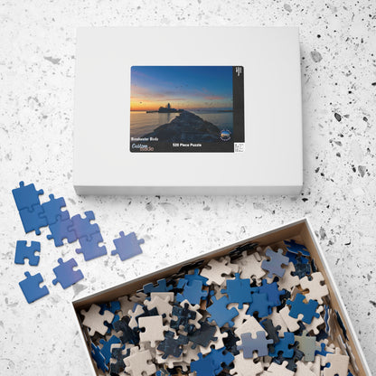 Dazzling Jigsaw Puzzle • "Breakwater Birds" • 110, 252, 520, & 1014-Piece Puzzles