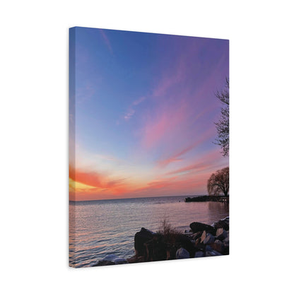 Colorful Canvas Print • "Willow at Edgewater" • Vertical or Horizontal orientations • Sizes from 8"x10" to 30"x40"