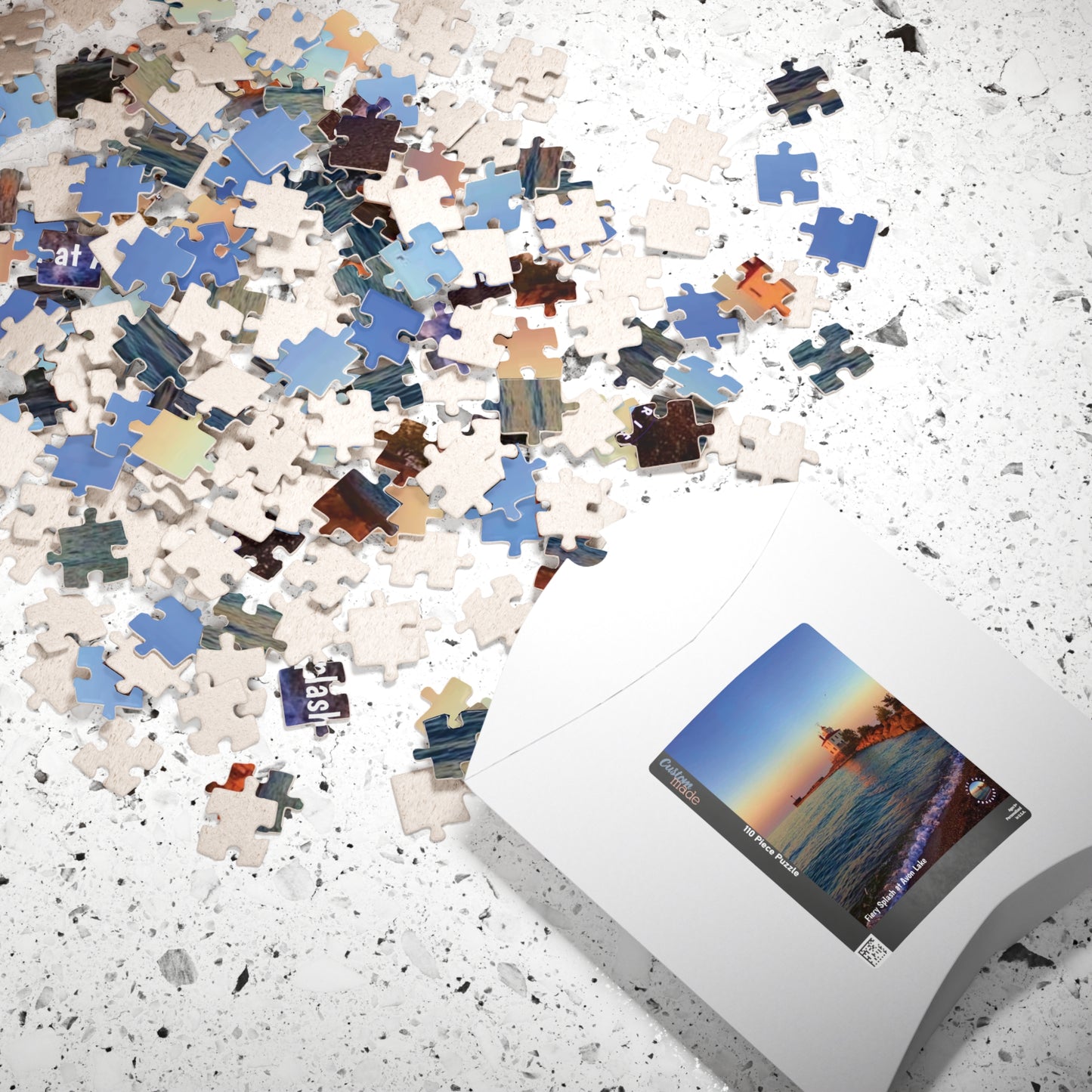 Dazzling Jigsaw Puzzles • "Lighthouse Glow" • 110, 252, 520, & 1014-Piece Puzzles for lighthouse lovers