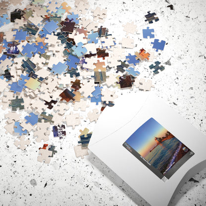 Dazzling Jigsaw Puzzles • "Lighthouse Glow" • 110, 252, 520, & 1014-Piece Puzzles for lighthouse lovers