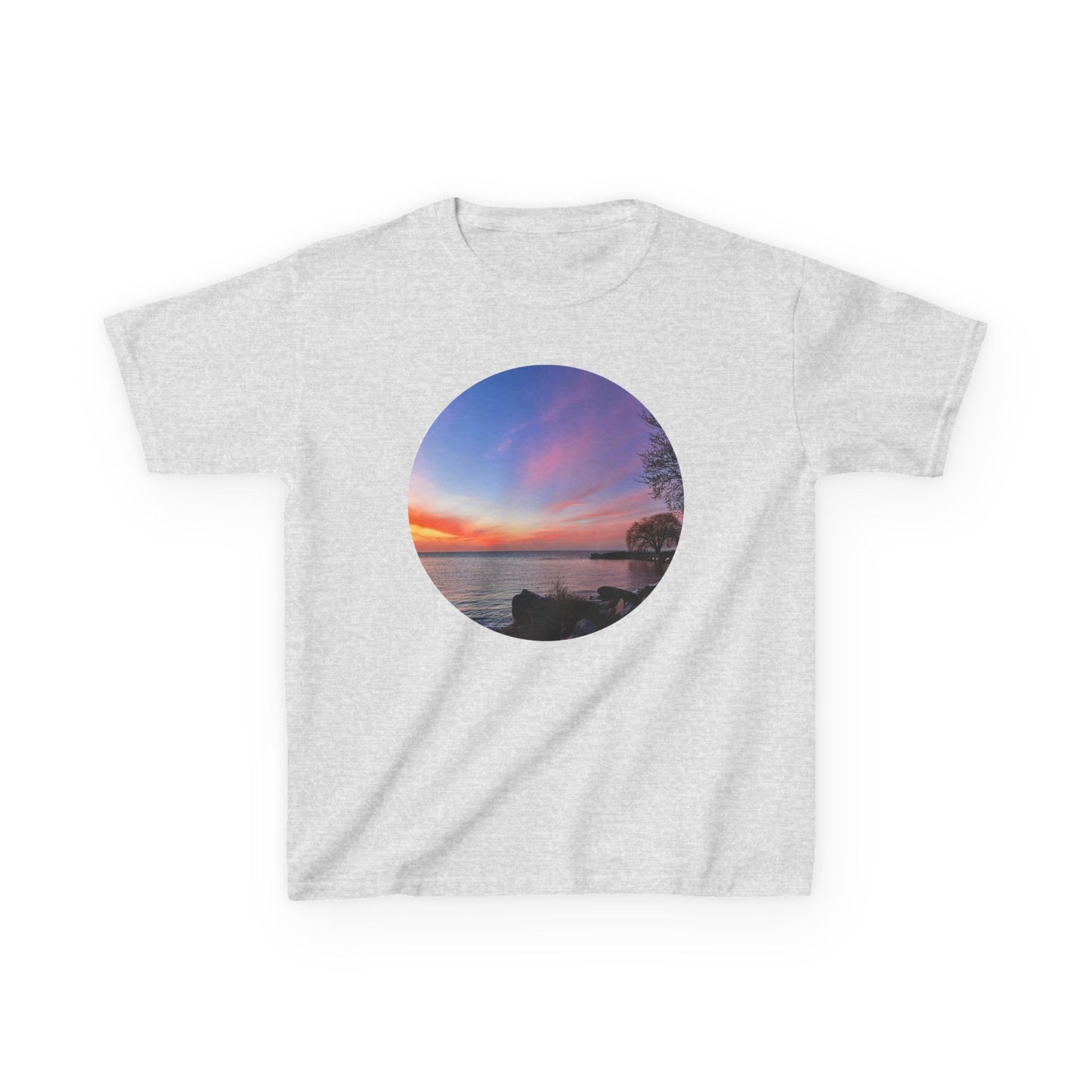 Sunset Orange • Kids Heavy Cotton™ Tee • 15 colors