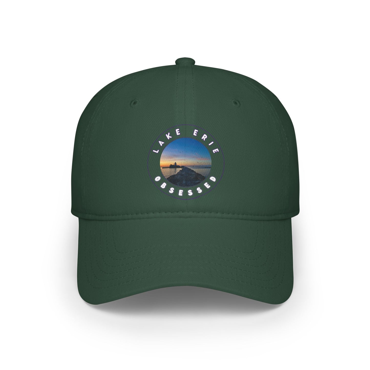Casual Photo Baseball Cap • "Breakwater Birds" • 7 fabric colors
