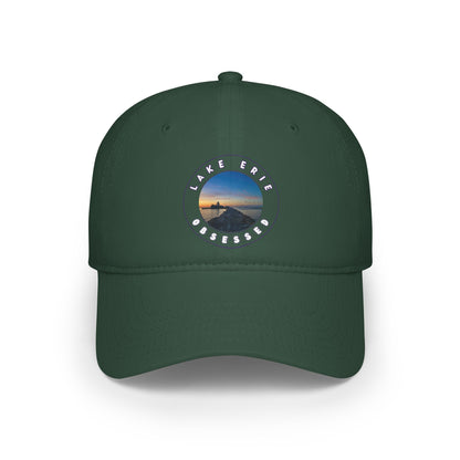Casual Photo Baseball Cap • "Breakwater Birds" • 7 fabric colors