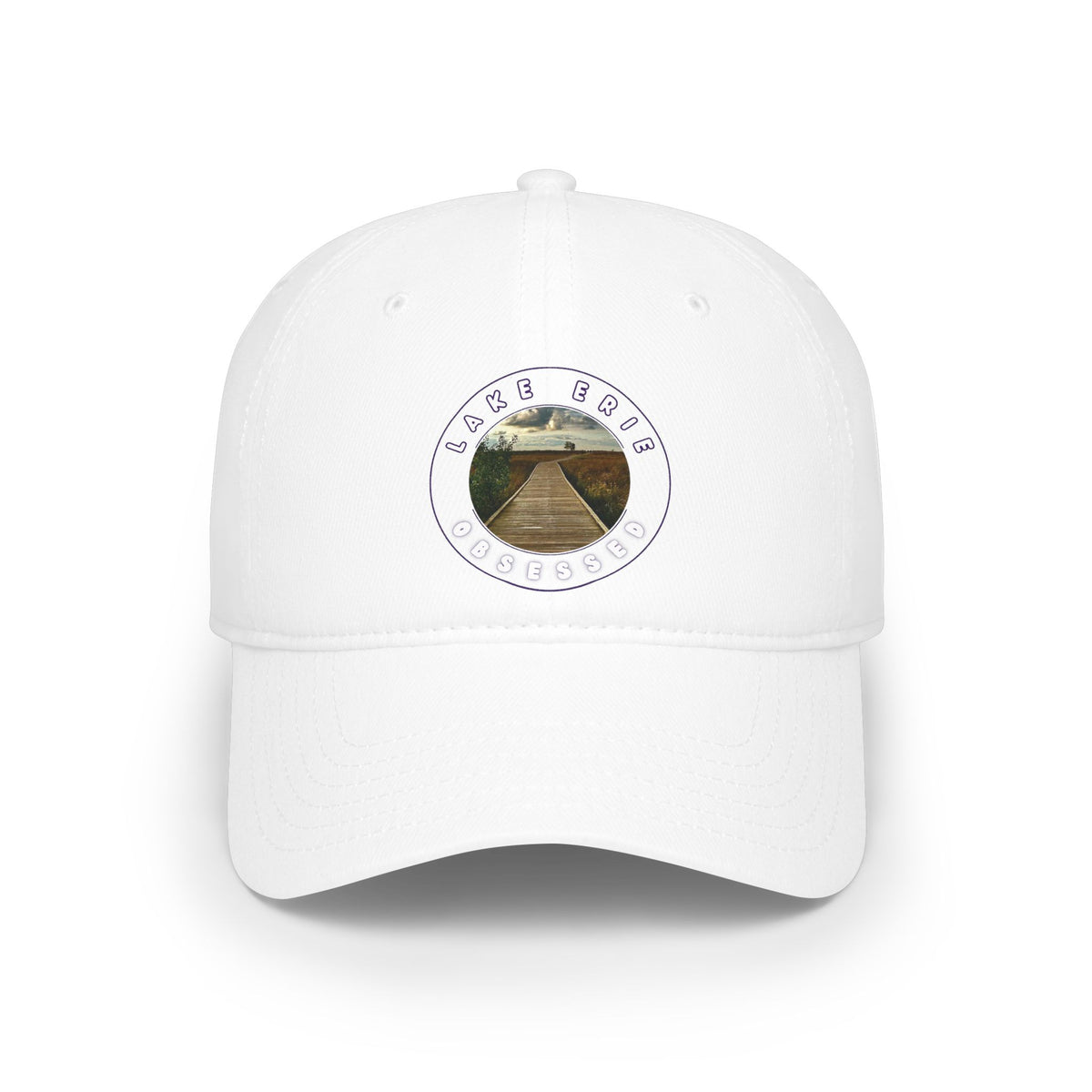 Casual Photo Baseball Cap • "Boardwalk to Erie" • 7 fabric colors