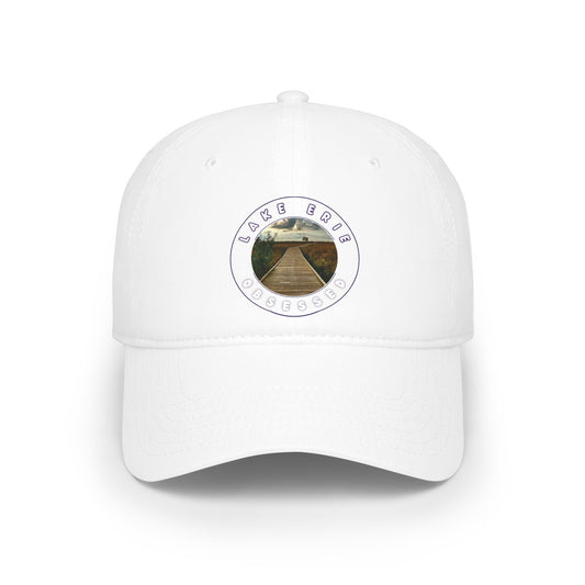 Casual Photo Baseball Cap • "Boardwalk to Erie" • 7 fabric colors