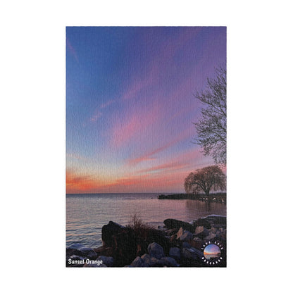 Dazzling Jigsaw Puzzle • "Sunset Orange" • 110, 252, 520, & 1014-Piece Puzzles