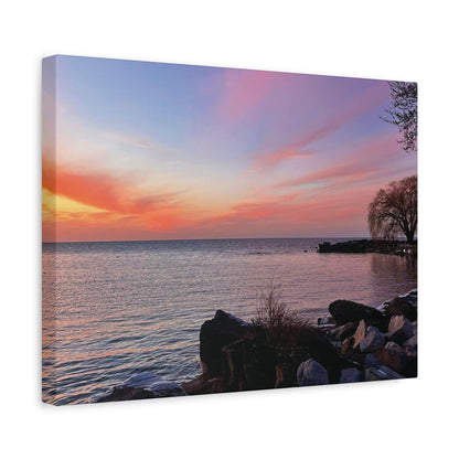 Colorful Canvas Print • "Willow at Edgewater" • Vertical or Horizontal orientations • Sizes from 8"x10" to 30"x40"