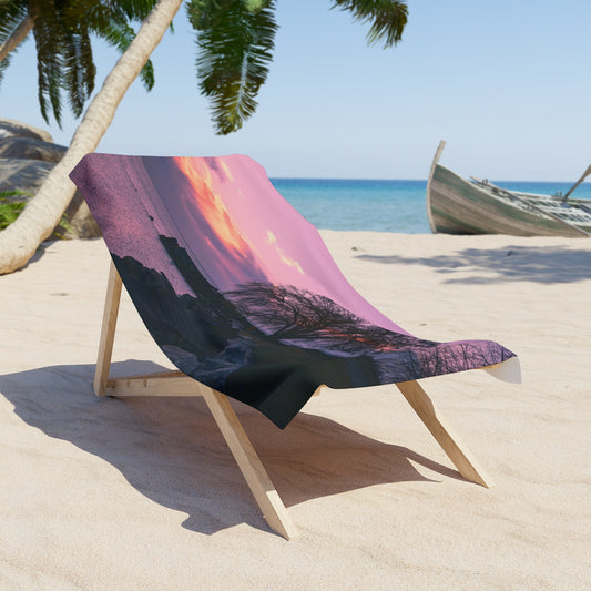 Vibrant Photo Beach Towel • "Willow at Edgewater" • Relax in Style