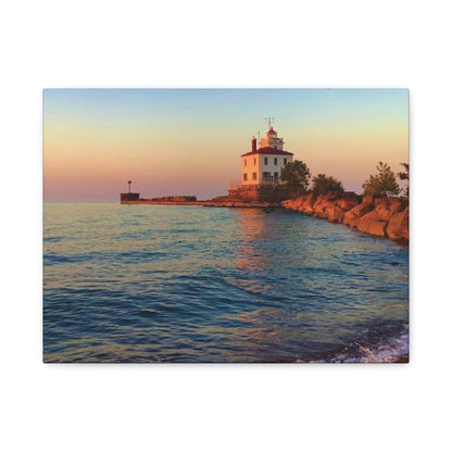 Colorful Canvas Print • "Lighthouse Glow" • Vertical or Horizontal orientations • Sizes from 8"x10" to 30"x40"