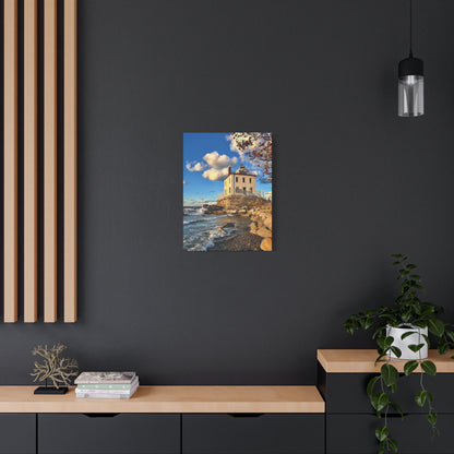 Colorful Canvas Print • "Fairport Harbor West Breakwater Light" • Vertical or Horizontal orientations • Sizes from 8"x10" to 30"x40"