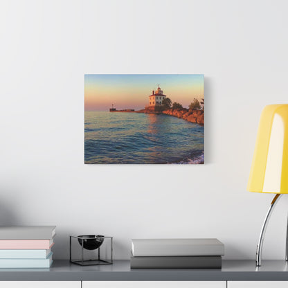Colorful Canvas Print • "Lighthouse Glow" • Vertical or Horizontal orientations • Sizes from 8"x10" to 30"x40"