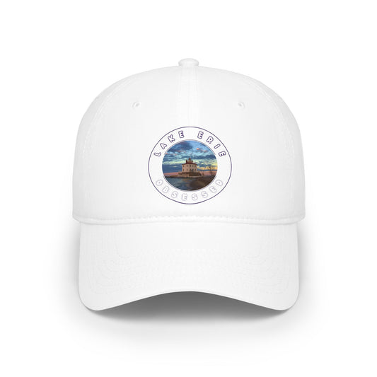 Casual Photo Baseball Cap • "Winter at the Light" • 7 fabric colors