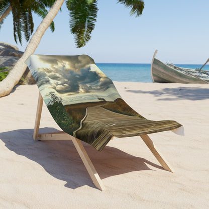 Vibrant Photo Beach Towel • "Boardwalk to Erie" • Relax in Style