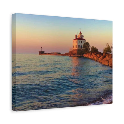 Colorful Canvas Print • "Lighthouse Glow" • Vertical or Horizontal orientations • Sizes from 8"x10" to 30"x40"
