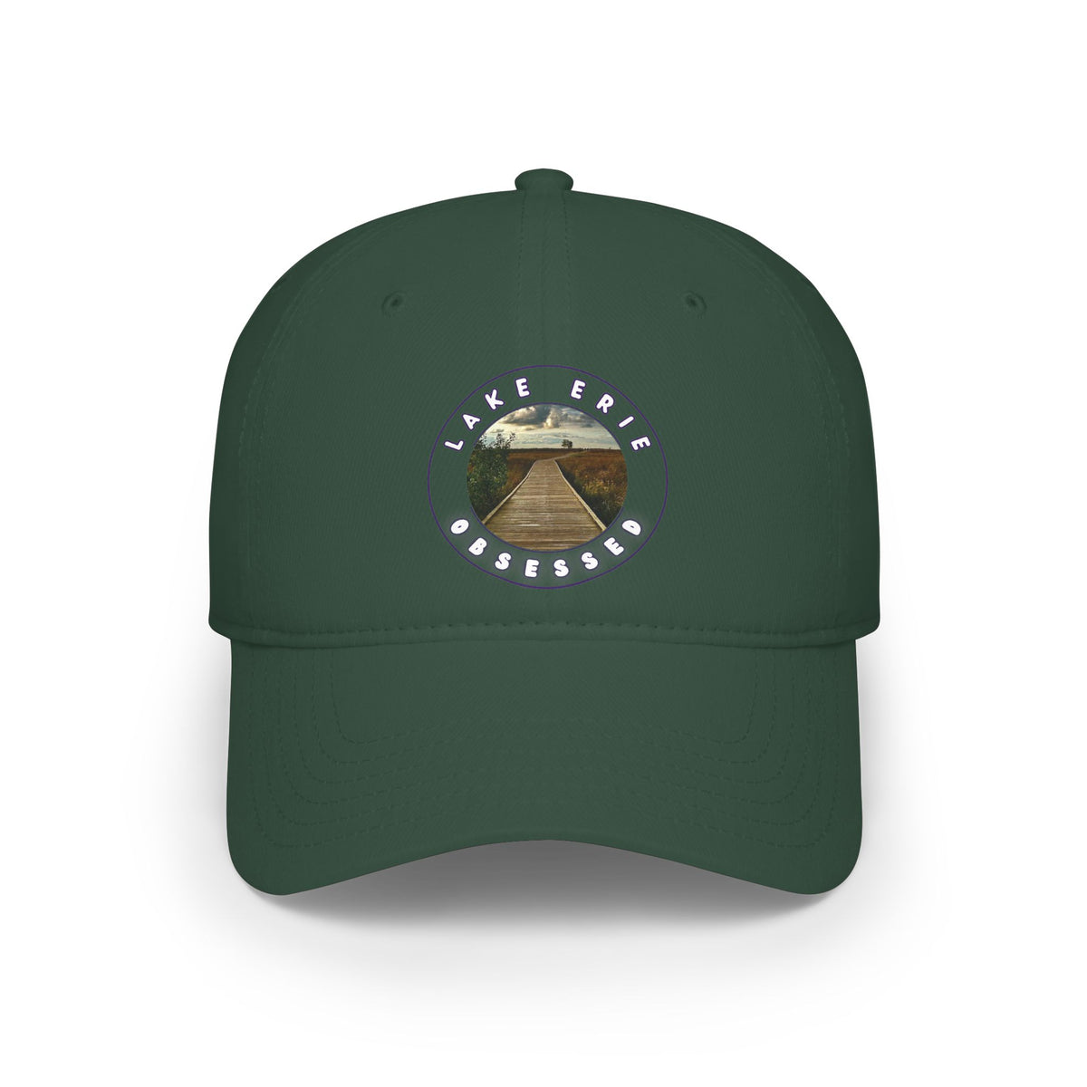 Casual Photo Baseball Cap • "Boardwalk to Erie" • 7 fabric colors