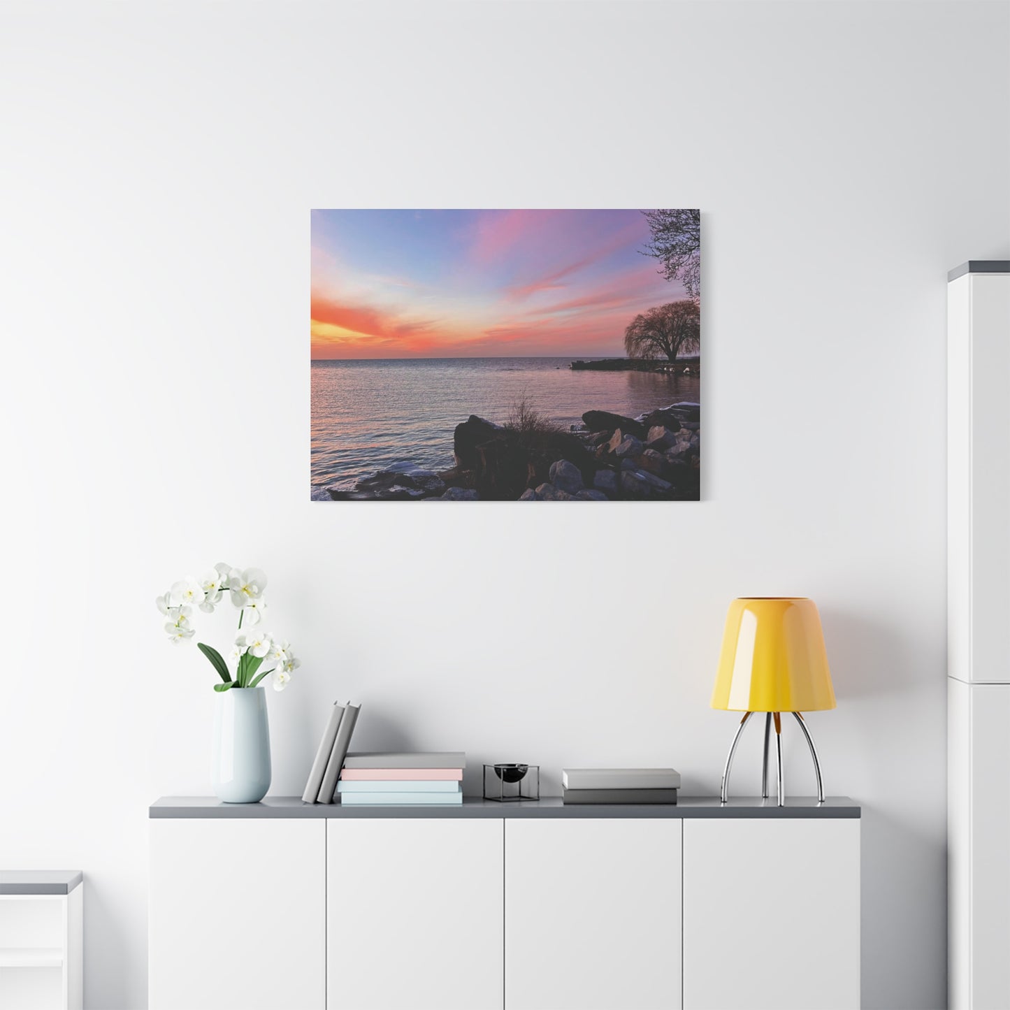 Colorful Canvas Print • "Willow at Edgewater" • Vertical or Horizontal orientations • Sizes from 8"x10" to 30"x40"
