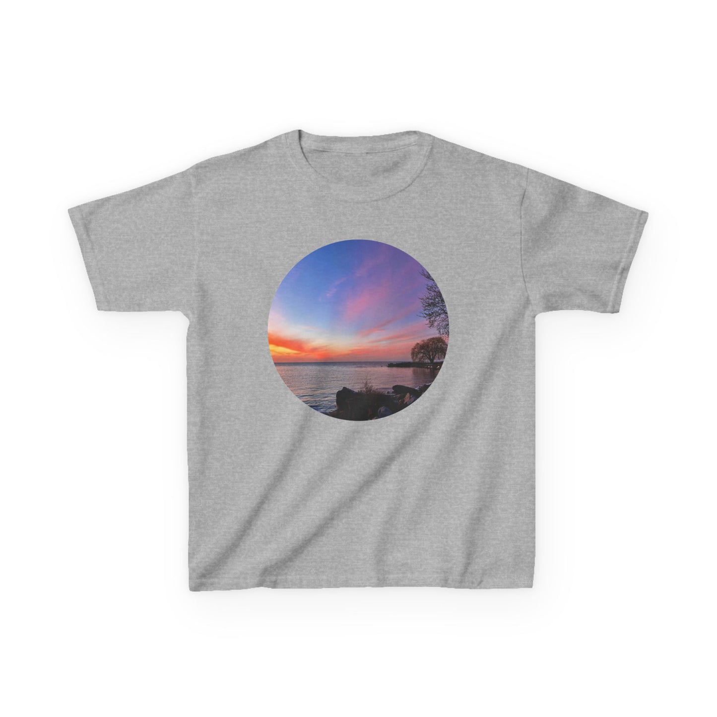 Sunset Orange • Kids Heavy Cotton™ Tee • 15 colors