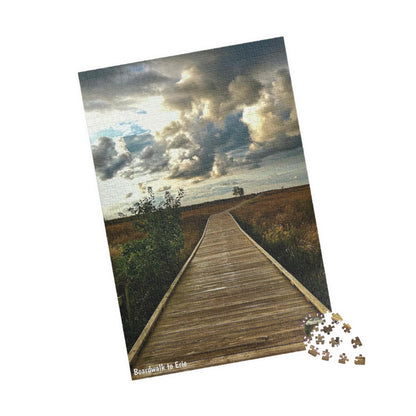 Dazzling Jigsaw Puzzle • "Boardwalk to Erie" • 110, 252, 520, & 1014-Piece Puzzles