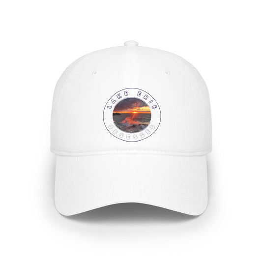 Casual Photo Baseball Cap • "Fiery Splash at Avon Lake" • 7 fabric colors
