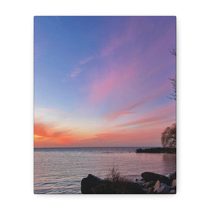 Colorful Canvas Print • "Willow at Edgewater" • Vertical or Horizontal orientations • Sizes from 8"x10" to 30"x40"