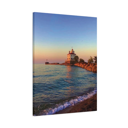 Colorful Canvas Print • "Lighthouse Glow" • Vertical or Horizontal orientations • Sizes from 8"x10" to 30"x40"