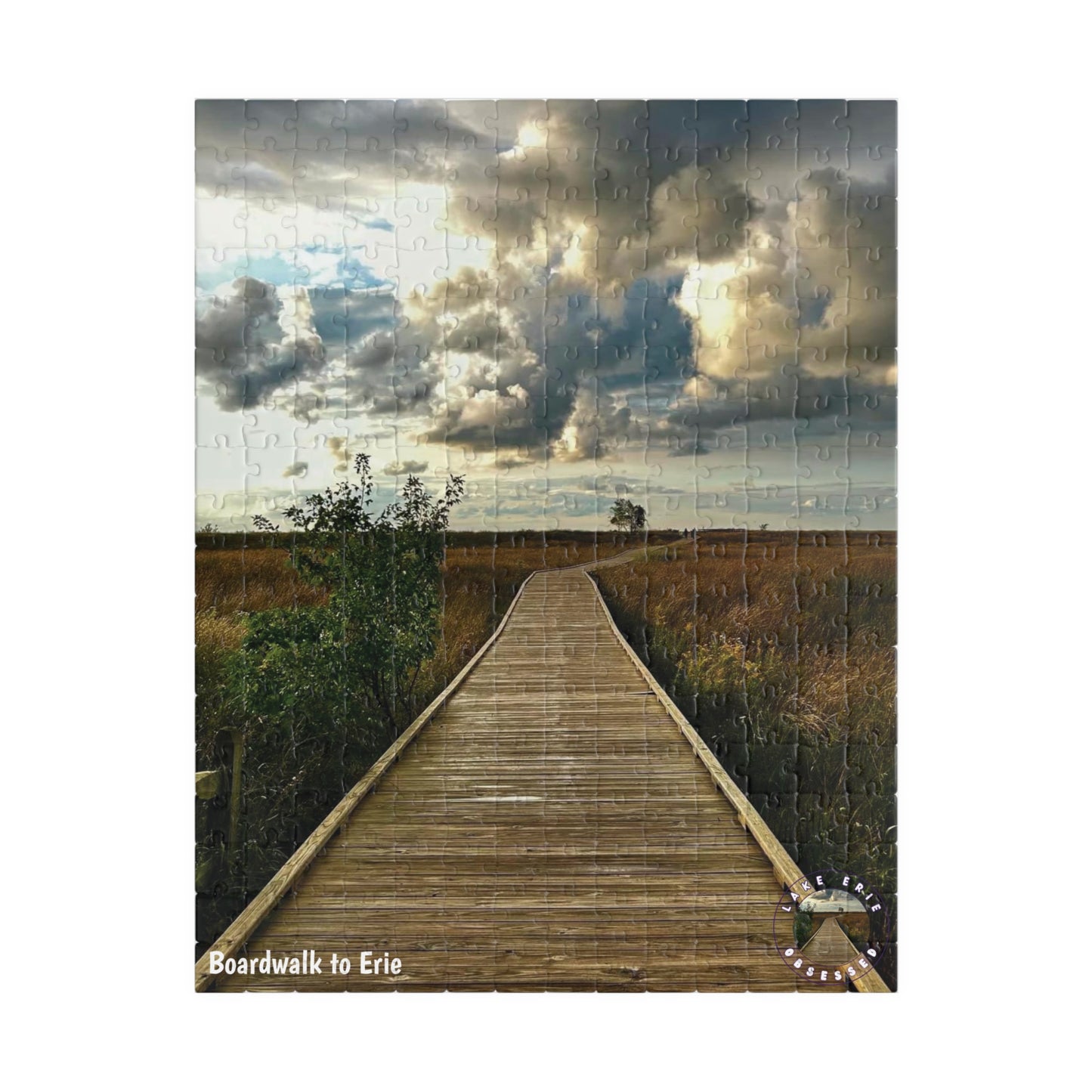 Dazzling Jigsaw Puzzle • "Boardwalk to Erie" • 110, 252, 520, & 1014-Piece Puzzles