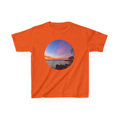 Sunset Orange • Kids Heavy Cotton™ Tee • 15 colors