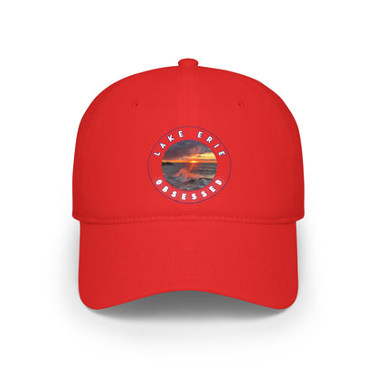 Casual Photo Baseball Cap • "Fiery Splash at Avon Lake" • 7 fabric colors