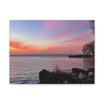 Colorful Canvas Print • "Willow at Edgewater" • Vertical or Horizontal orientations • Sizes from 8"x10" to 30"x40"