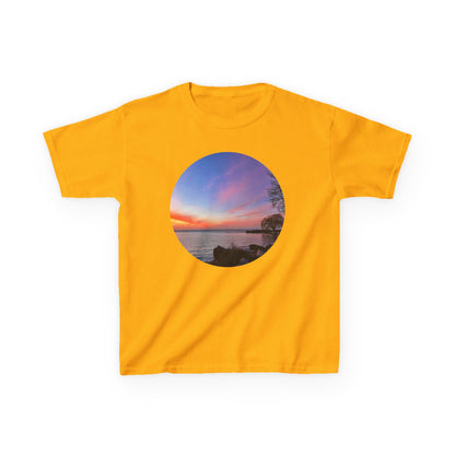 Sunset Orange • Kids Heavy Cotton™ Tee • 15 colors